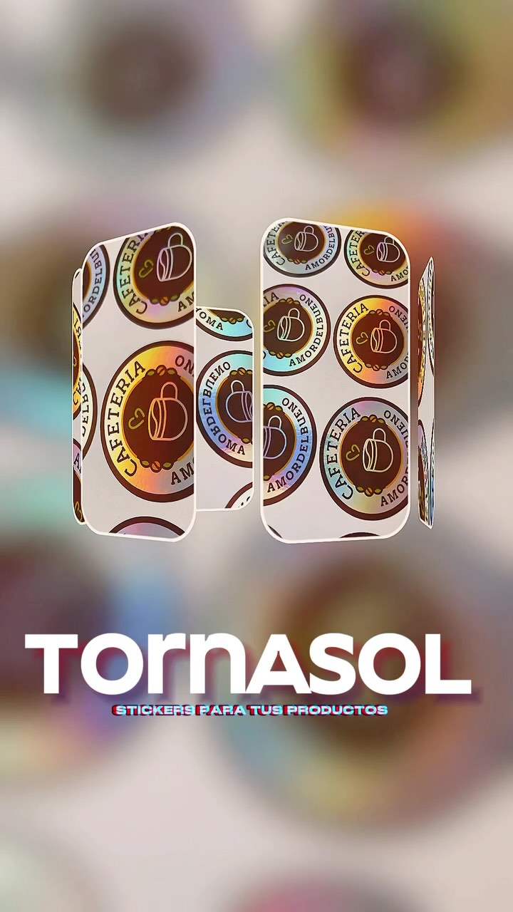 Stickers Holográficos Tornasol